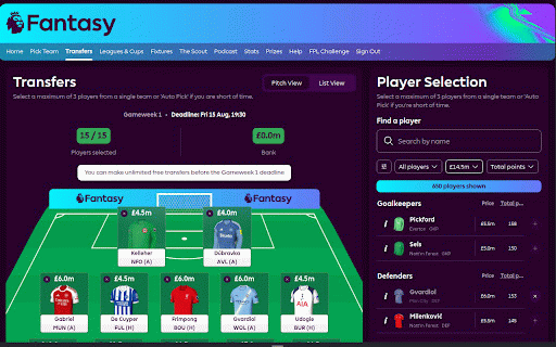 FPL Changer :: Make changes to the fantasy.premierleague.com pages.