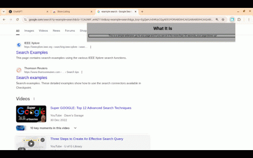 Bomb! :: Read for too long and your page blows up!