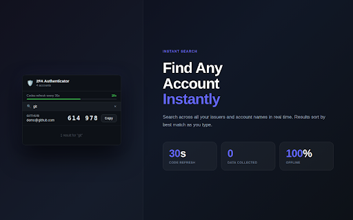 2FA Authenticator :: TOTP authenticator