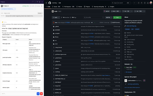 Pi Coding Agent Web UI :: Chrome side-panel UI for Pi backed by a local bridge.