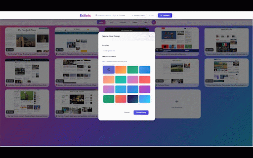 Exlibris Bookmarks :: Save bookmarks to your Exlibris account