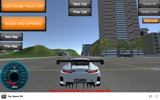 Top Speed 3D Game - Customize your dream car with endless options! :: Dominate the streets in Top Speed 3D, a thrilling offline drag racing game with extensive customization!