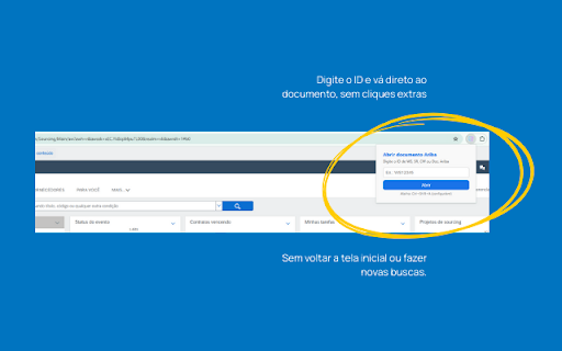Ariba Navegação Rápida :: Acesse documentos WS, SR, CW e outros no Ariba com um clique. Compatível com qualquer realm.