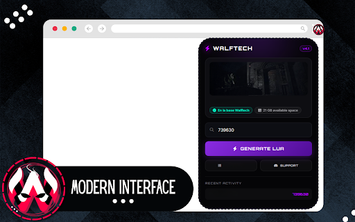 Walftech Lua Generator :: Generate SteamTools LUA files instantly. Denuvo detection, DLC count and Walftech database check.