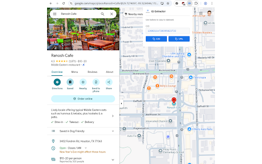 ID Extractor :: Extract IDs from Google Maps (CID) and YouTube (video, channel, playlist, handle).