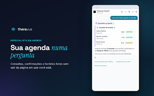 Theravus :: Assistente Theravus no seu navegador.