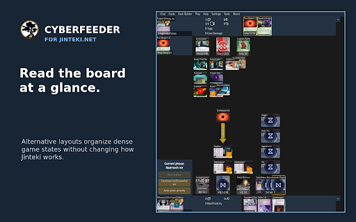 Cyberfeeder :: UI improvements for jinteki.net
