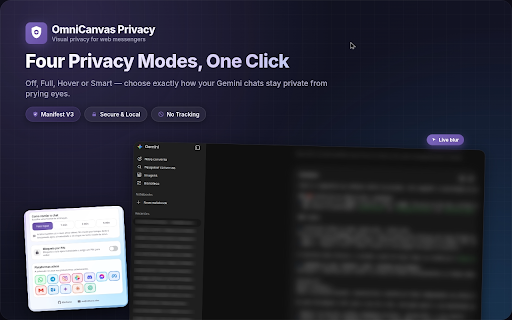 OmniCanvas Privacy :: Protect your visual privacy with smart blur across communication apps, online email tools, and artificial intelligence platforms.