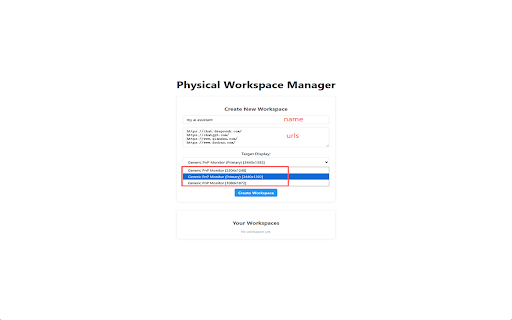 Physical Multi-Page Workspace :: Manage multiple browser windows as a single workspace