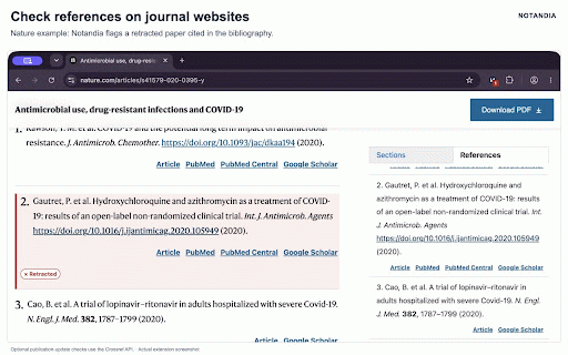 Notandia :: Open-source publisher context and formal post-publication signals for scholarly literature.