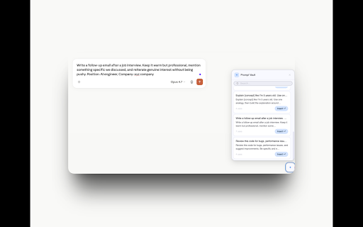 Prompt Vault :: Save, search, and discover the world's best AI prompts — works across ChatGPT, Claude, Gemini, and more.