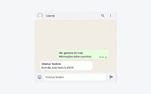 Nome do Atendente - Kommo e WhatsApp Web :: Extensão para identificação no WhatsApp e Kommo CRM - Londrina S/A