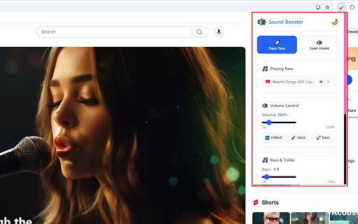 Sound Booster - 1000% up Bass & Treble :: Powerful audio booster with 1000% volume, enhanced bass up to 50dB, and treble control. Perfect for videos, music, movies and more.