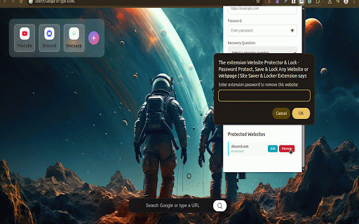Website Protector & Locker - Password Protect, Save & Lock Any Webpage :: Protect web pages with a custom password lock. Block access, secure content, and restrict unauthorized users with Website Protector.