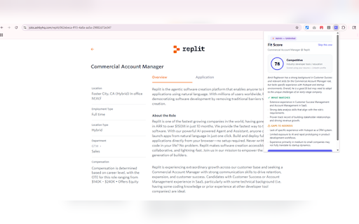 CandidateOS – Job Fit Scorer & Saver :: Score job fit instantly. Save to your CandidateOS pipeline in one click. Works on LinkedIn, Greenhouse, Lever & more.