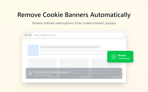 Popup Blocker – Clean Web & Remove Overlays :: Automatically blocks cookie banners, newsletter popups and annoying overlays. A clean, distraction-free browsing experience.
