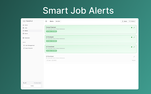 ApplyFast – Job Search Copilot :: Job search copilot that scores jobs as you browse and finds new matches for you daily.
