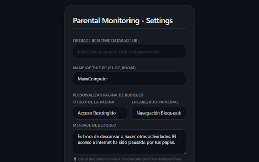 Family Monitoring :: Monitor browsing for parental control.