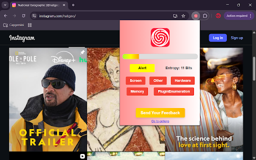 FINGER :: This tool was developed by security experts after a deep research, it's ready to block the most trend and sofisticated trackers.