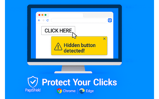 PageShield :: Detects hidden elements (buttons and windows) on websites and blocks trackers.