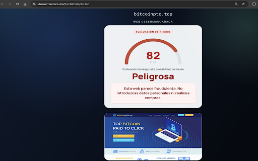 Desenmascara.me — Verifica sitios web :: Verifica si el sitio que estás visitando es seguro o fraudulento en segundos.