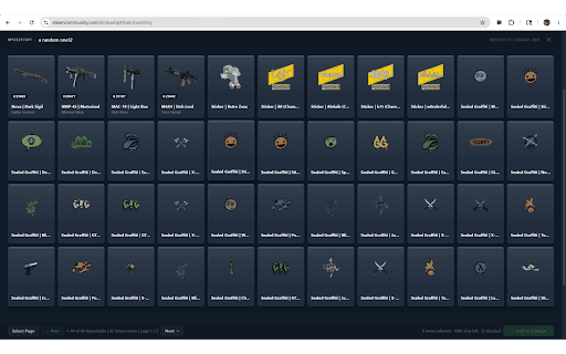 CS2 Storage Unit Manager :: CS2 storage unit manager with deposit, withdraw, rename and various other storage and in game features