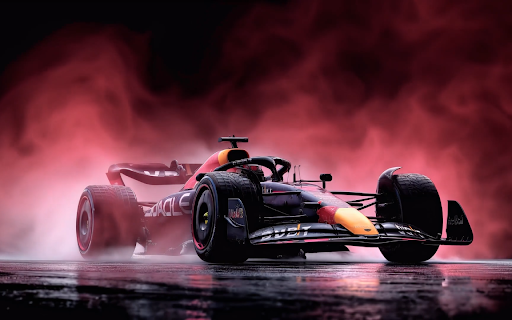 Formula1 RedBull Car Live Wallpaper :: Bring the thrill of Formula 1 straight to your browser with this Red Bull Racing live wallpaper.