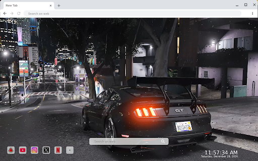 Ford GT GTA5 Live Wallpaper :: Ford GT GTA5 Live Wallpaper - Live HD video wallpaper for your Chrome new tab.