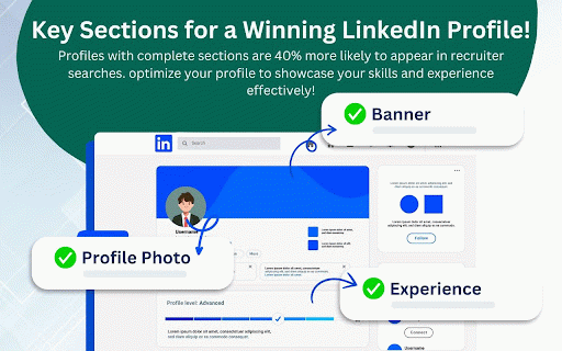 Instresume Linkedin Review Tool :: Optimize your LinkedIn profile with personalized scores & actionable tips to improve your headline, work experience, and more!