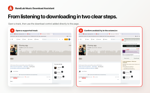 BandLab Audio Video Downloader :: Download BandLab audio, music and video from track, feed, discovery and artist pages with simple on-page download controls.