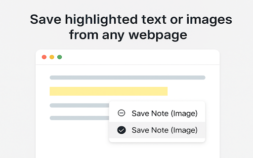 Note36 :: Highlight text and save notes.