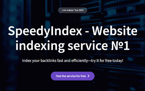 SpeedyIndex Link Indexing Service :: The fastest way to send URLs to the SpeedyIndex link indexing service directly from your browser.