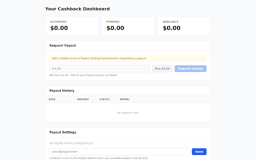 BUCKS — Shopping Cashback :: Earn cashback on Amazon.com purchases. Activates automatically on products. BUCKS earns commissions; cashback is from us, not Amazon