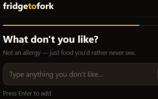 Fridge to Fork :: Plan meals, build your shopping list, and fill your supermarket basket automatically.