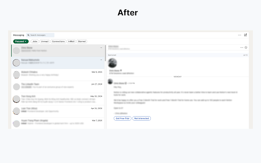 LinkedIn Messaging Toolkit — Fullwidth LinkedIn :: LinkedIn messaging tools: fullwidth conversations, inbox enhancements, and more. Expand threads and boost messaging productivity.