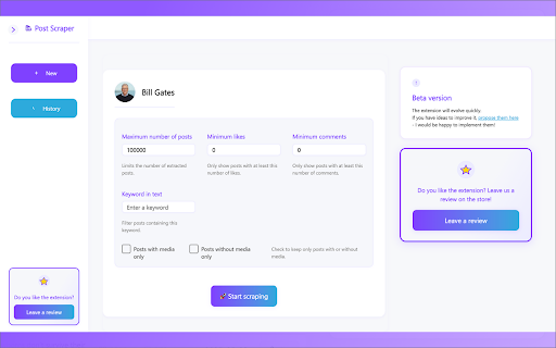 LinkedIn Post Scraper :: Scrape LinkedIn posts with ease