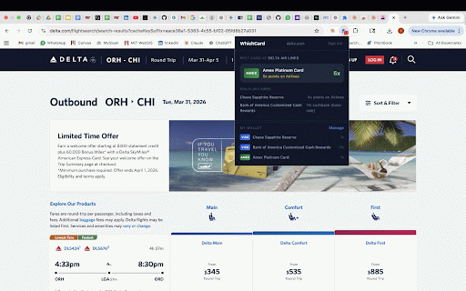 WhichCard — Best Card for Every Purchase :: Instantly know which credit card to use on any website