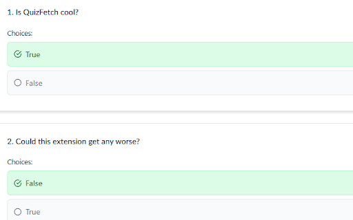 Quiz Fetch :: Automatically capture and organize Canvas LMS quiz questions for easy review and study.