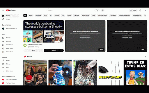 Slop Stop :: Community-driven curation layer that identifies and hides 'Slop' content on Twitter, YouTube, LinkedIn, and the internet
