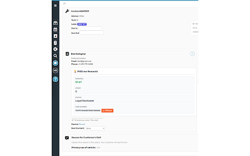 PitCrew Rewards Card Balance – Shopware Add-on :: PitCrew Shop Chrome Extension with Shopware Integration and Card Balance Lookup
