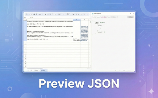 Sheet Viewer :: Auto-render markdown from Lark Sheet/Google Sheets/Tencent Docs cells in the side panel.