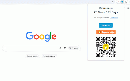 Domain Age Checker | Find Website Age :: Check the age of any domain you visit