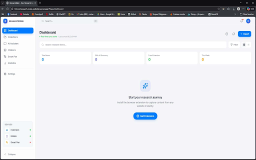 ResearchMate :: AI-powered research companion for your browser