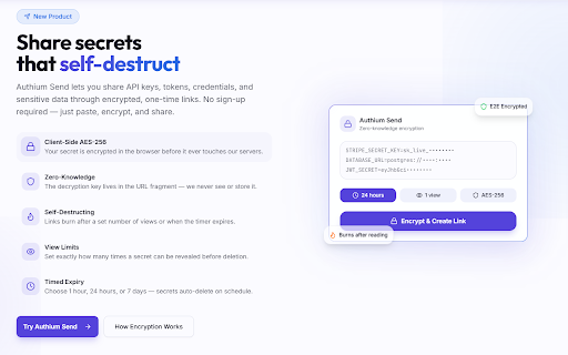 Authium :: Secure local TOTP authenticator with Login Copilot, encrypted vault, team sync, and optional breach monitoring.