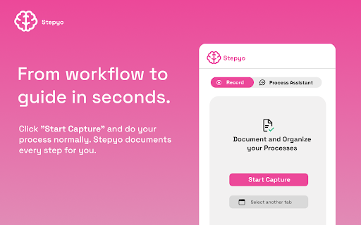Stepyo :: Create beautiful step-by-step guides automatically. Capture, edit, and share visual documentation in seconds.