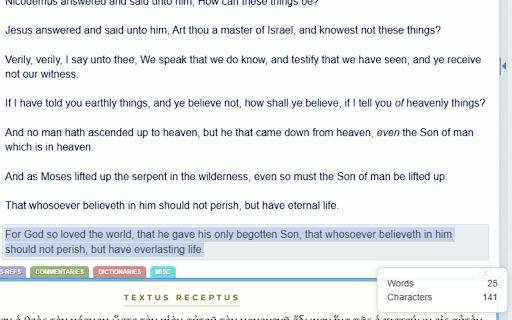 Highlighted Words Counter :: A floating word counter that shows the word count of highlighted text