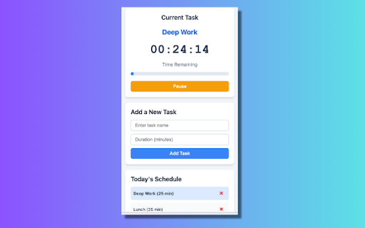 Time Blocking Tool Planner :: Organize your day with the time blocking technique.