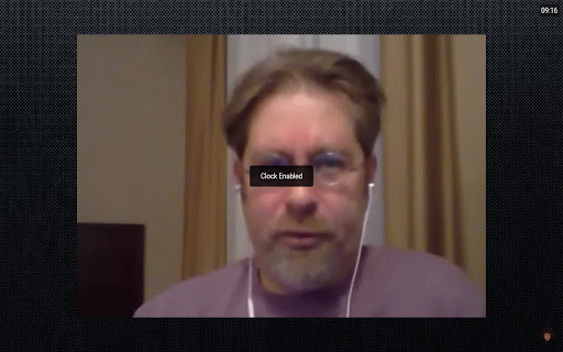 YouTube Fullscreen Time Display :: Displays the current time when a YouTube video is in fullscreen mode.