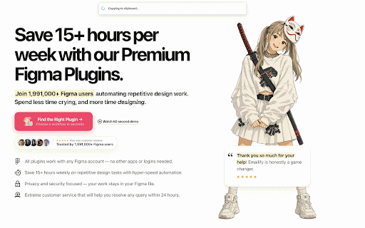 Weblify: Copy Websites to Figma - Free & Private :: Copy webpages or selected elements into Figma as editable layers. Free, private, and no Figma plugin required.