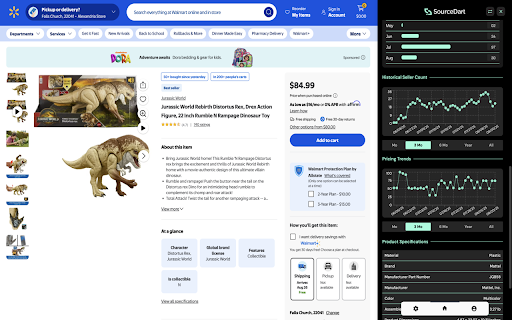 SourceDart: Walmart Sourcing for Sellers :: SourceDart gives Walmart sellers a sourcing edge — helping you invest with confidence by revealing what moves and what doesn’t.